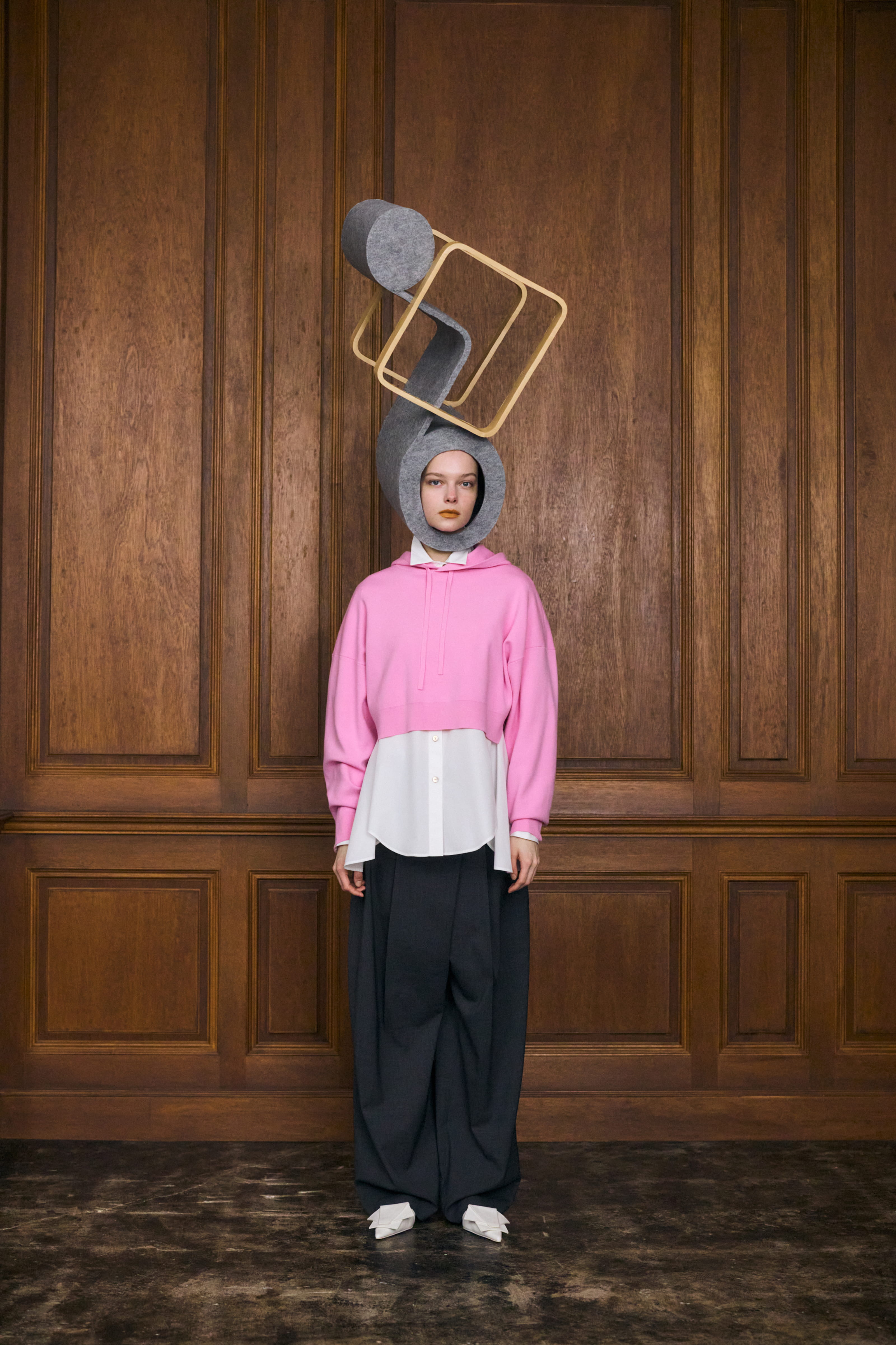 ENFOLD 2025ダークグレー ジャケット CHARCOAL FAUX FUR ENFOLD JACKET – Bianca Spender